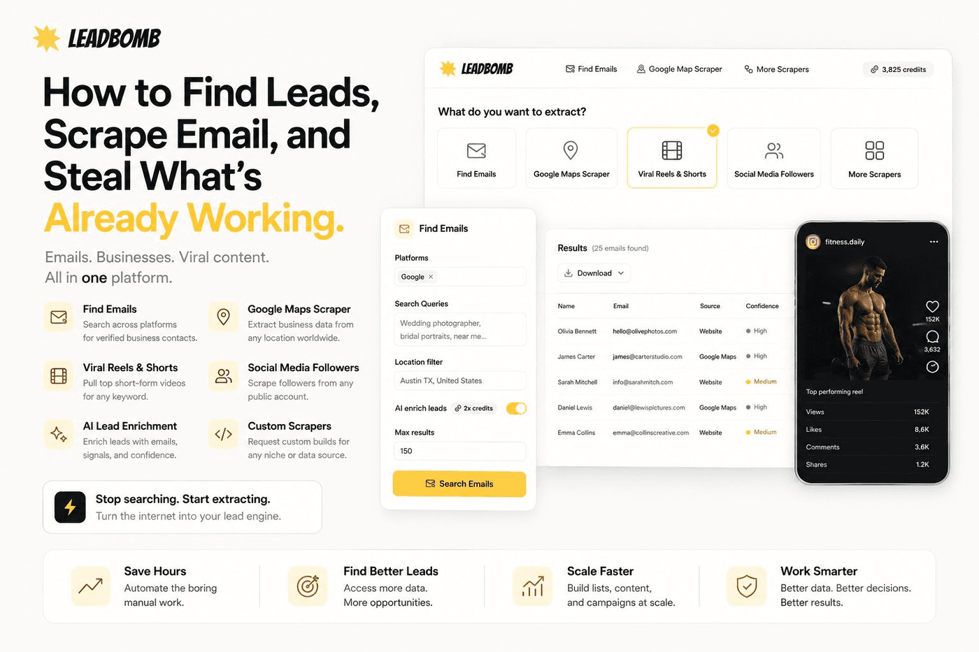 How People Are Using LeadBomb to Find Leads, Scrape Viral Content, and Build Distribution Systems — Command Traffic